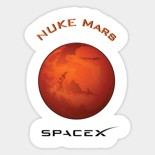 Nuke Mars Sticker